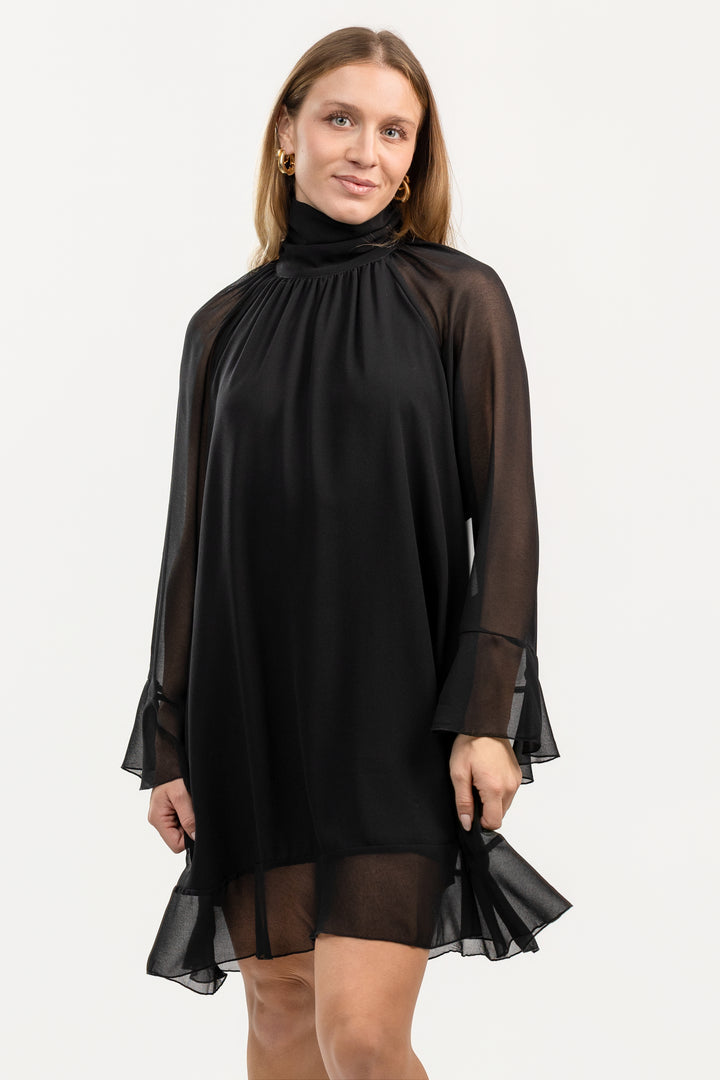 Black The Soulmate Mini Dress