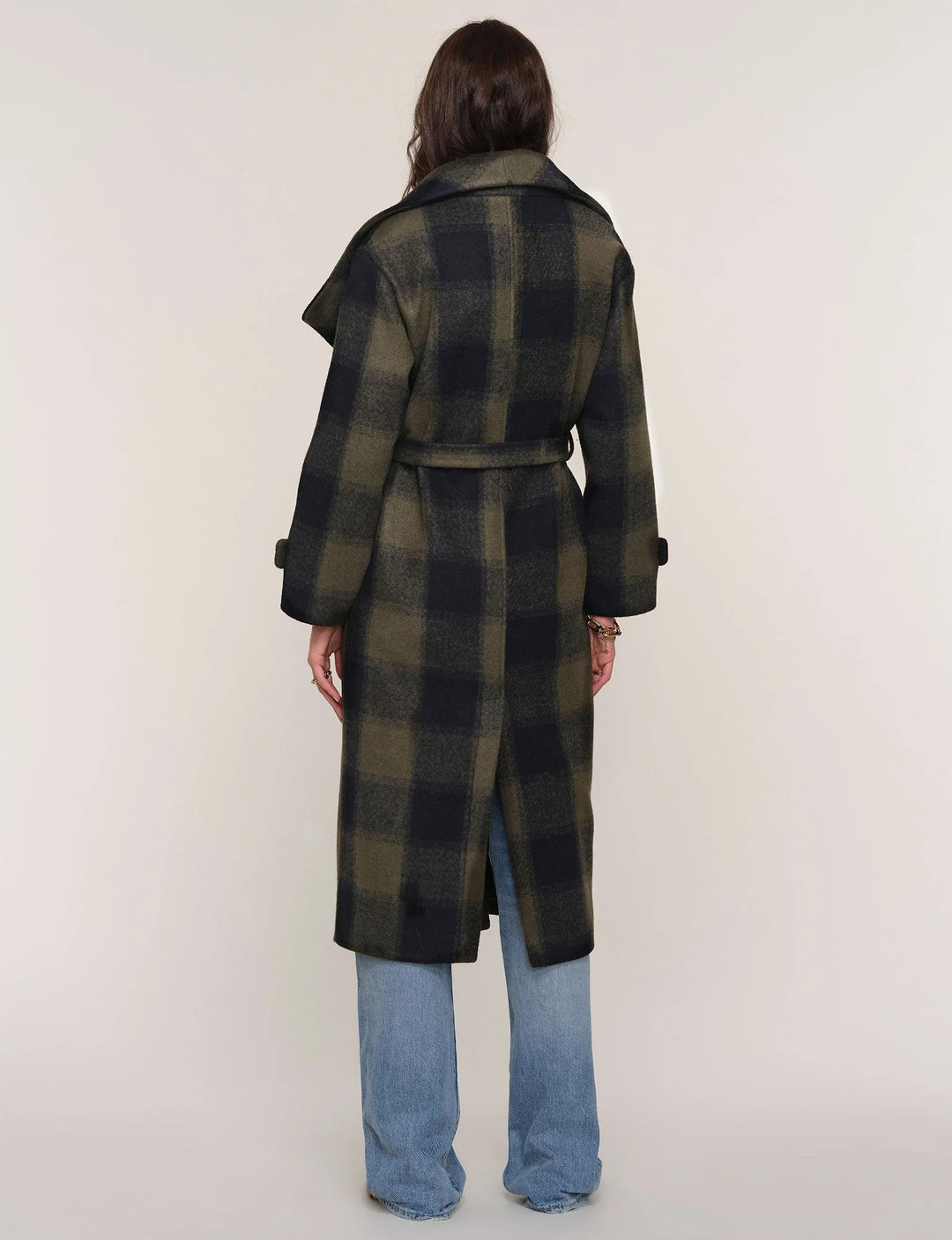 Forest Green Plaid Tiffie Coat