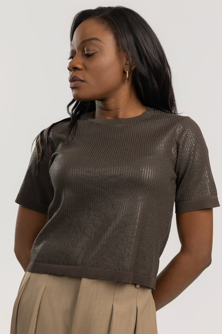 Ink Sparkle Sequin Sweater