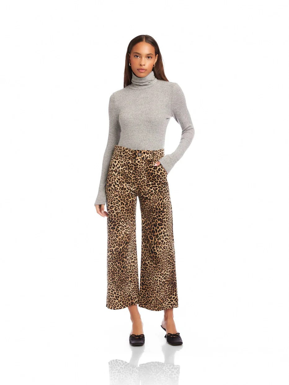 Leopard Rylee Cropped Pant