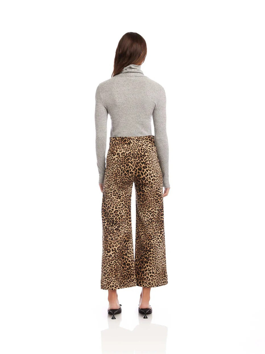 Leopard Rylee Cropped Pant