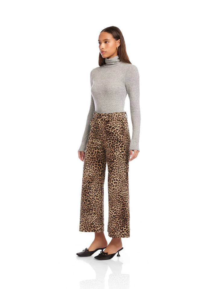 Leopard Rylee Cropped Pant