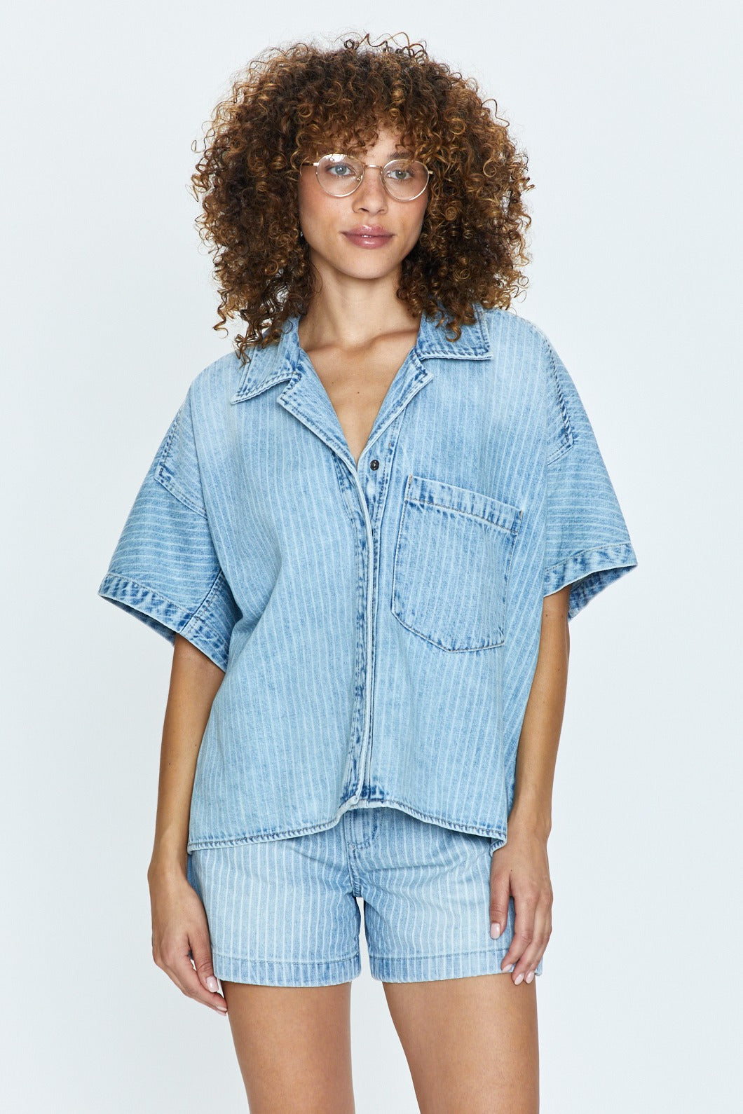 Canopy Stripe Della Denim Shirt