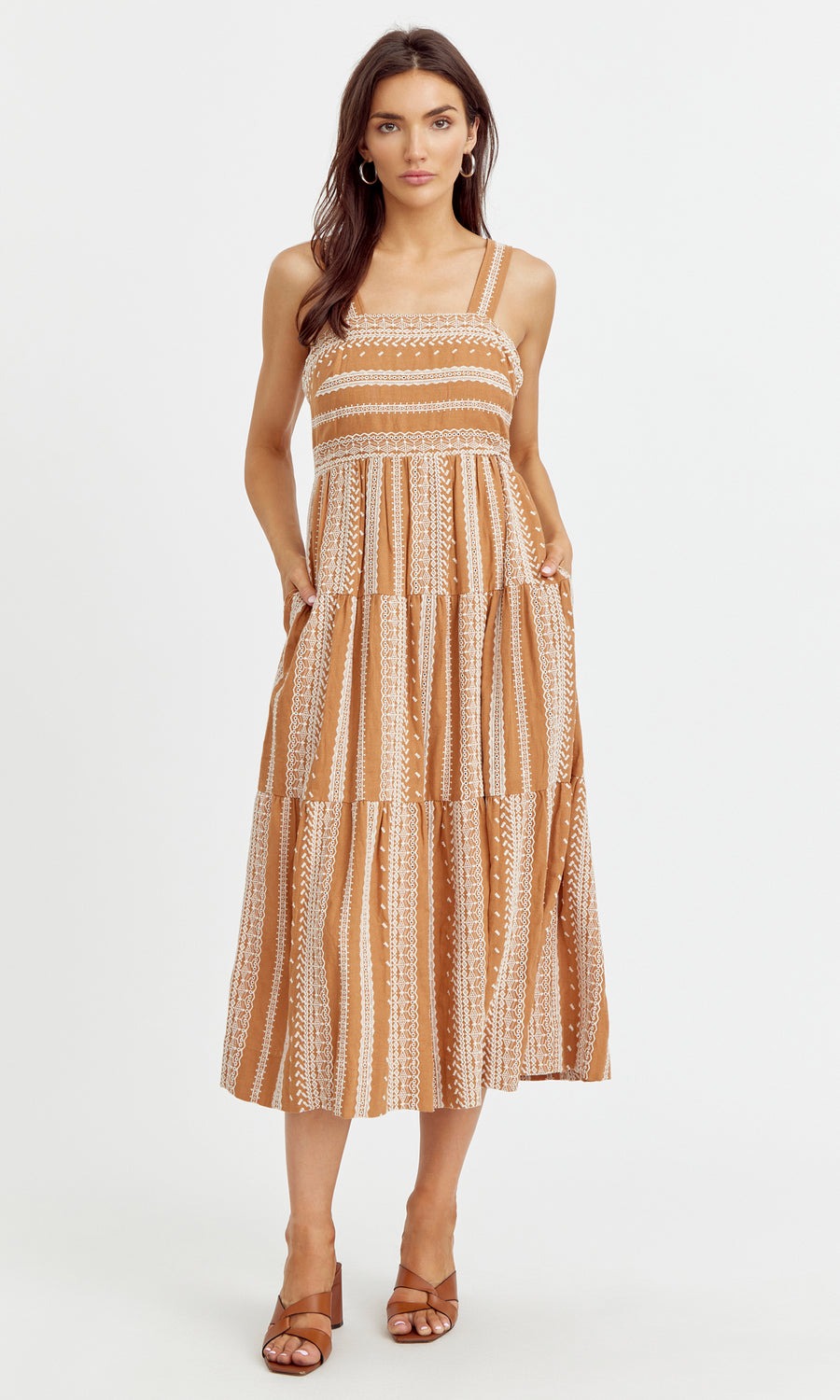 Nutshell Mina Embroidered Dress