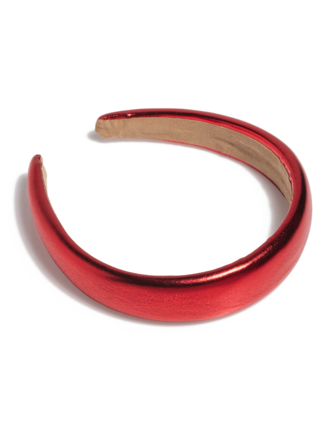 Red Metallic Headband
