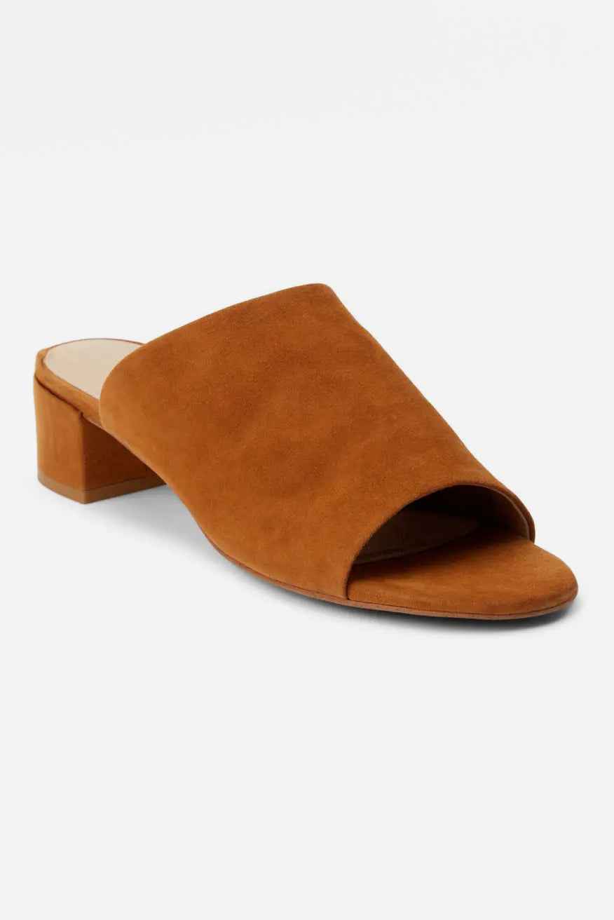 otis tobacco Tobacco Suede Otis Heeled Sandal – Fourteenth Boutique