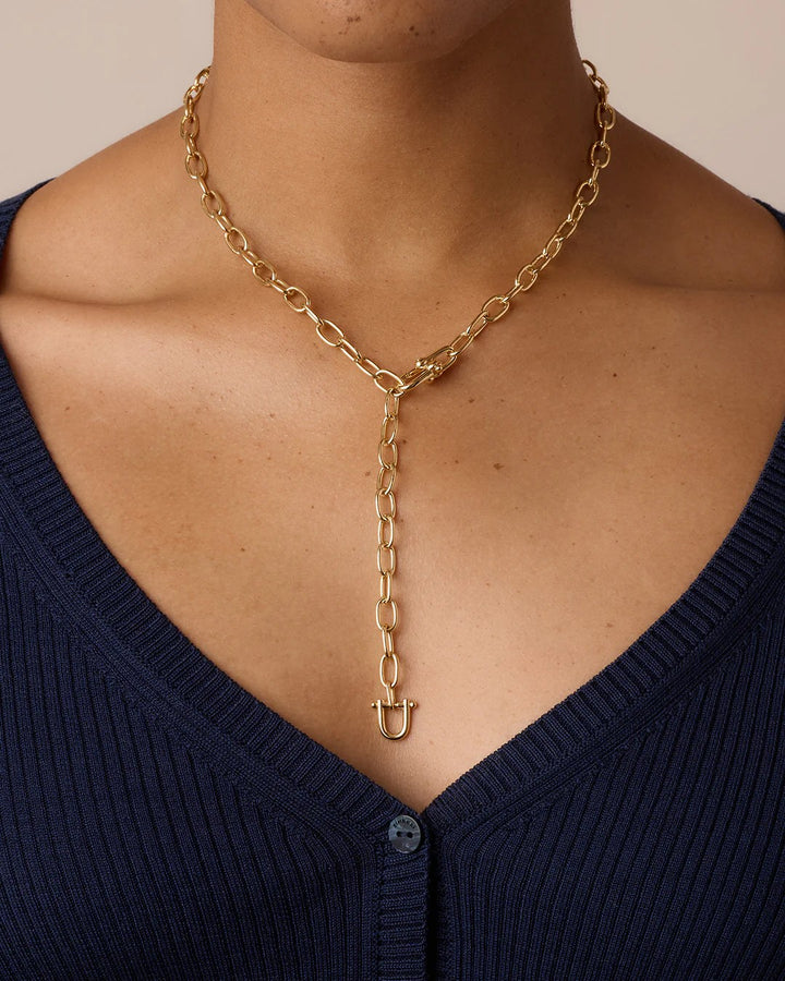 18k Gold Atlas Lariat