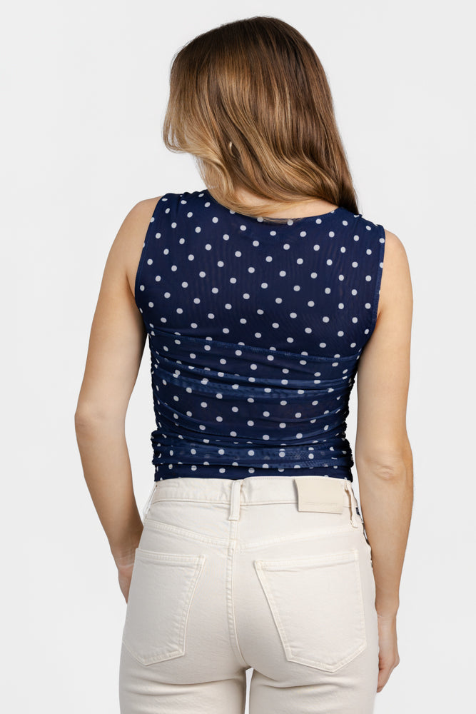 Admiral Polka Dot Rorry Top