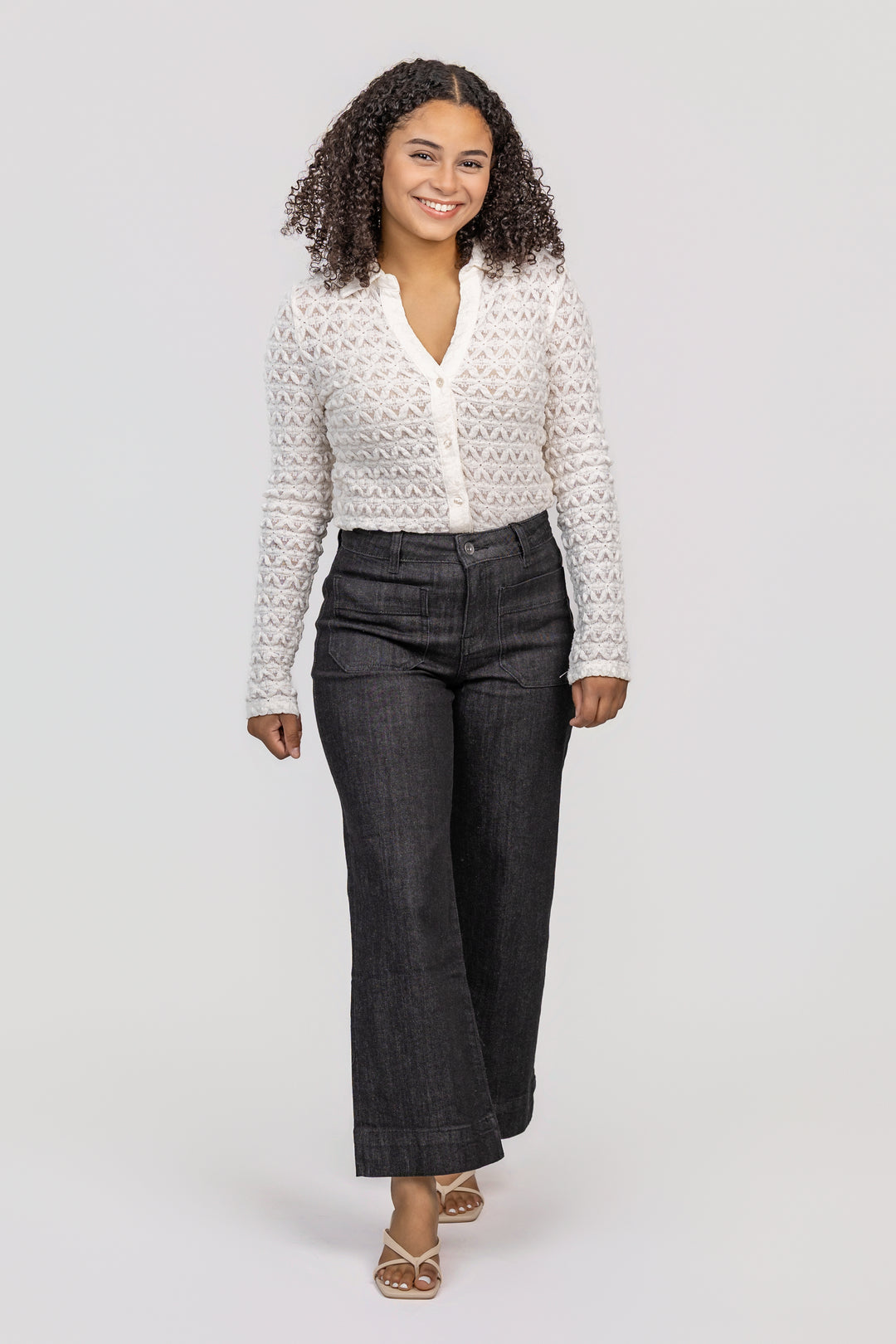 After Hours Cropped Marine Jean
