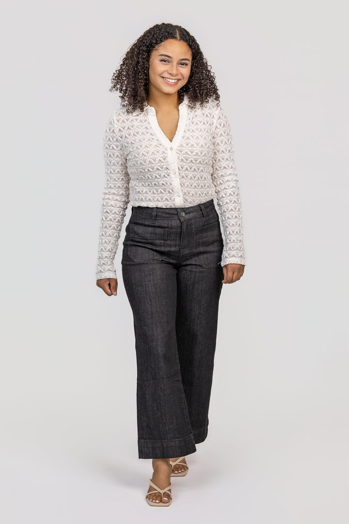 After Hours Cropped Marine Jean