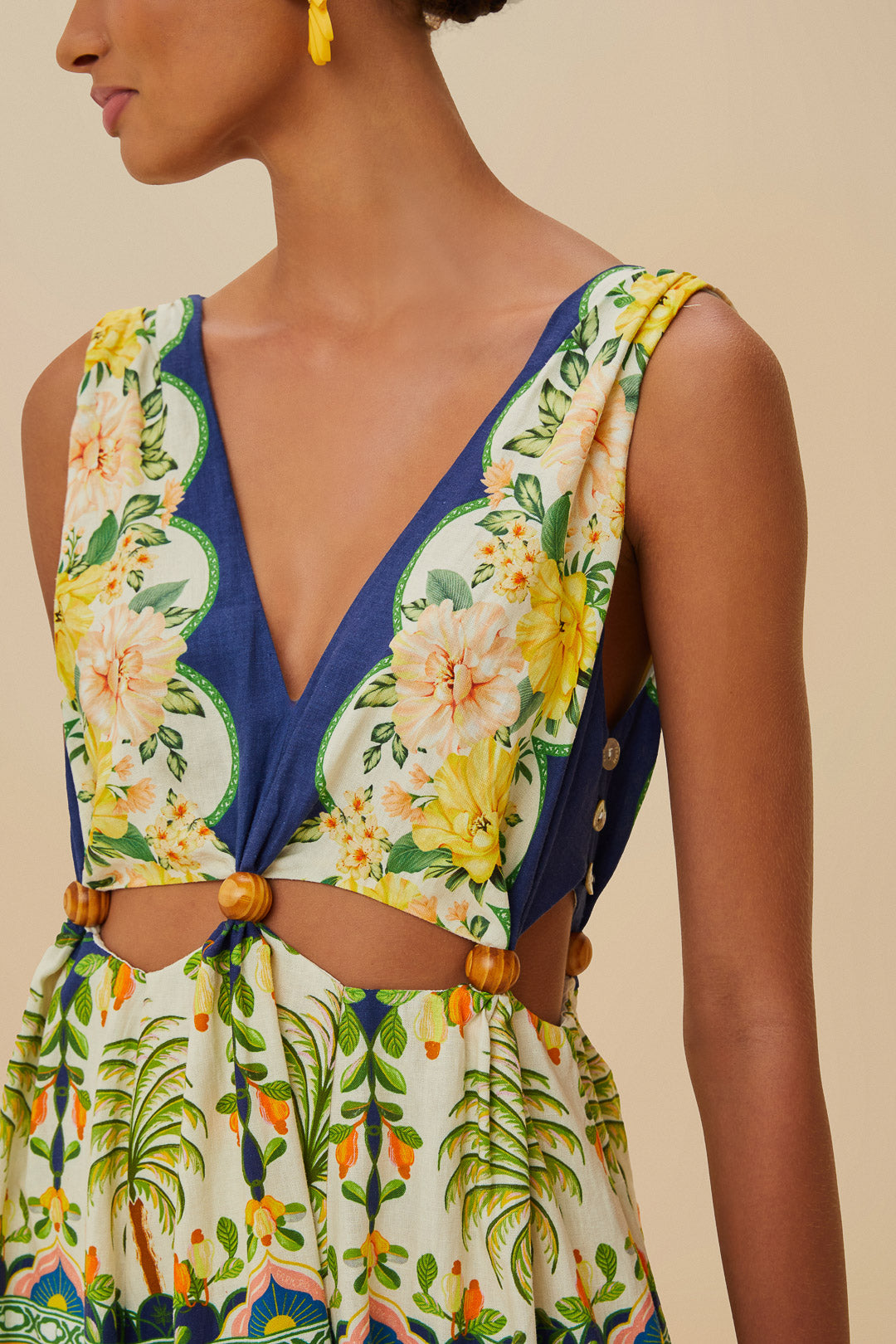 Amazon Garden Green Midi Dress