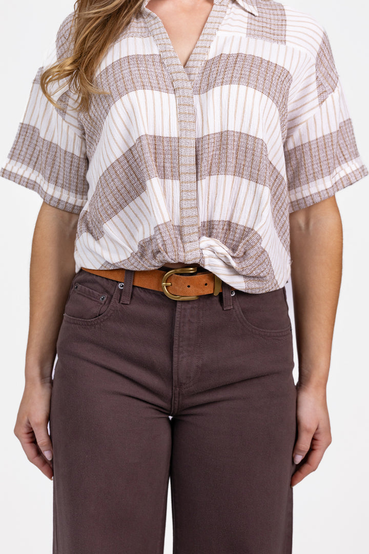 Ancient Clay All Day Suede Belt