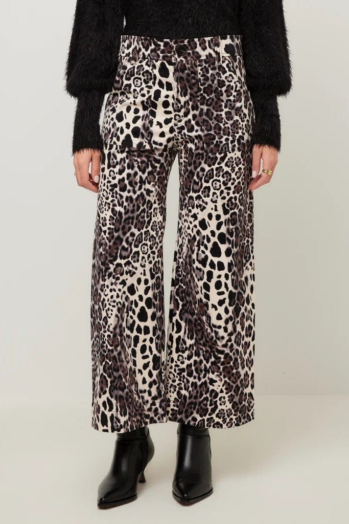 Animal Print Rylee Cropped Pant