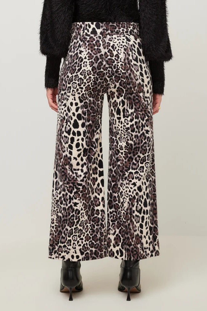 Animal Print Rylee Cropped Pant