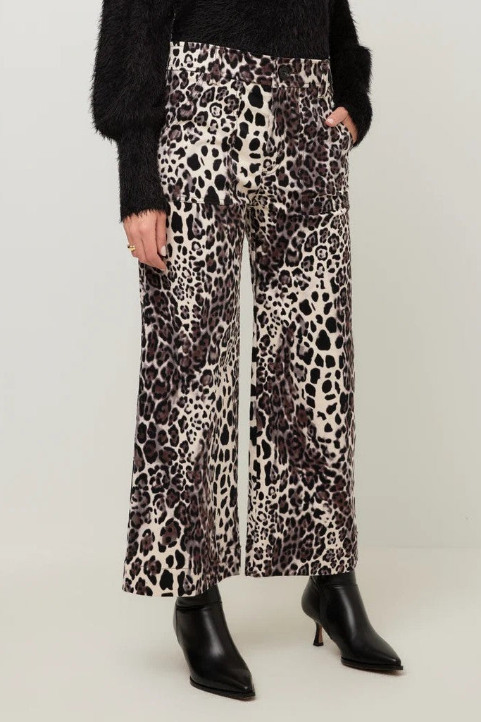 Animal Print Rylee Cropped Pant