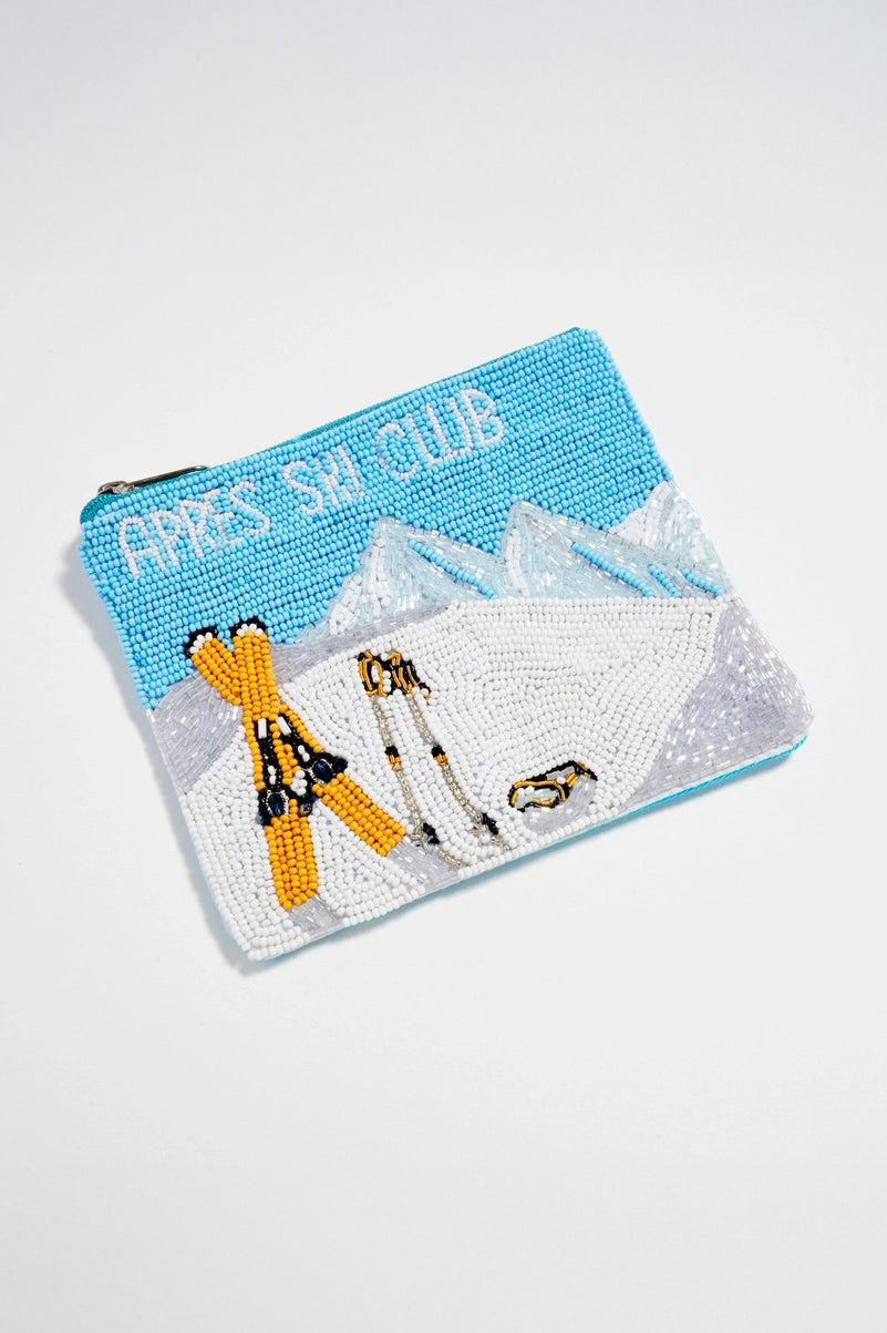 Après Ski Club Beaded Pouch