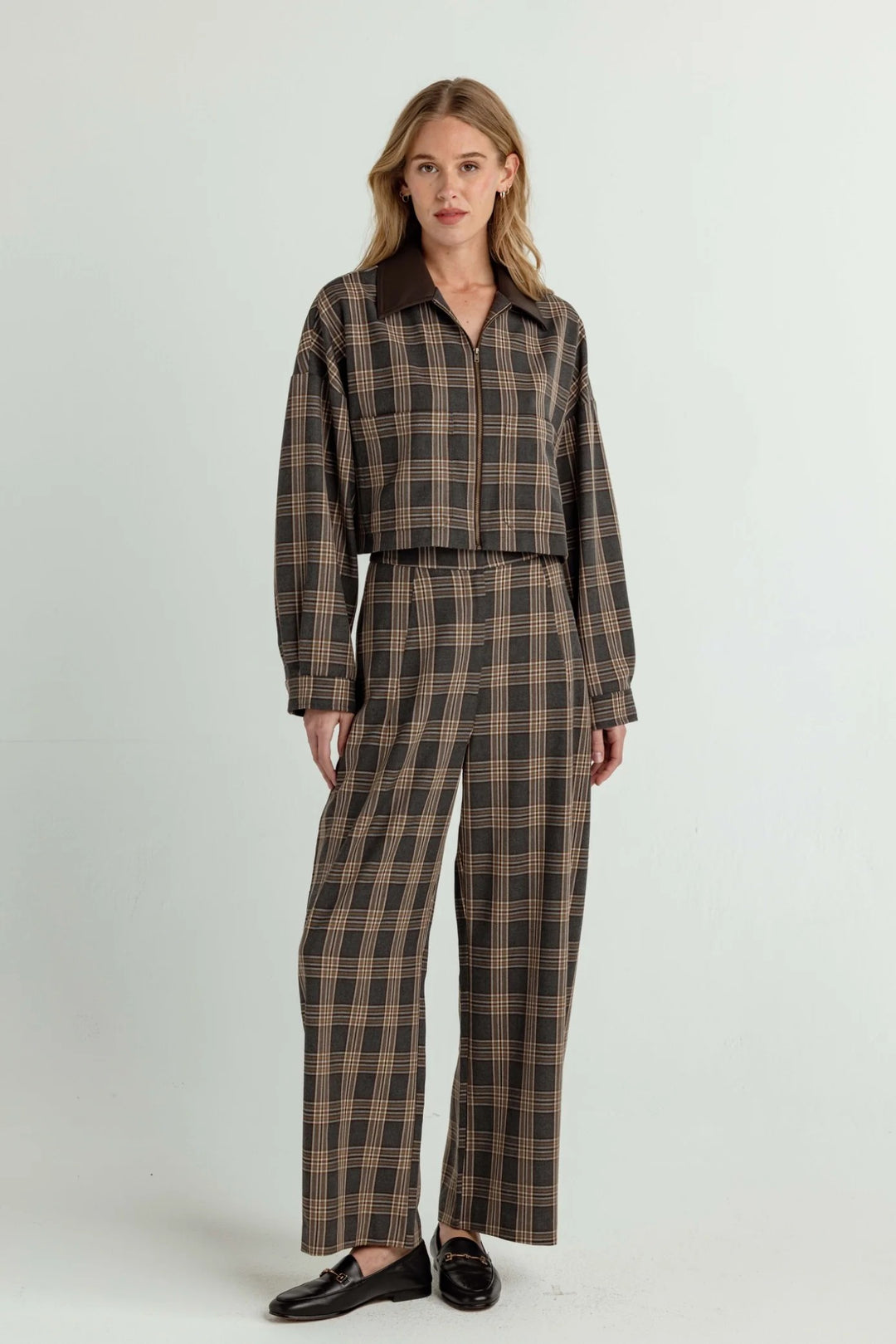 Ashwood Plaid Ara Pant