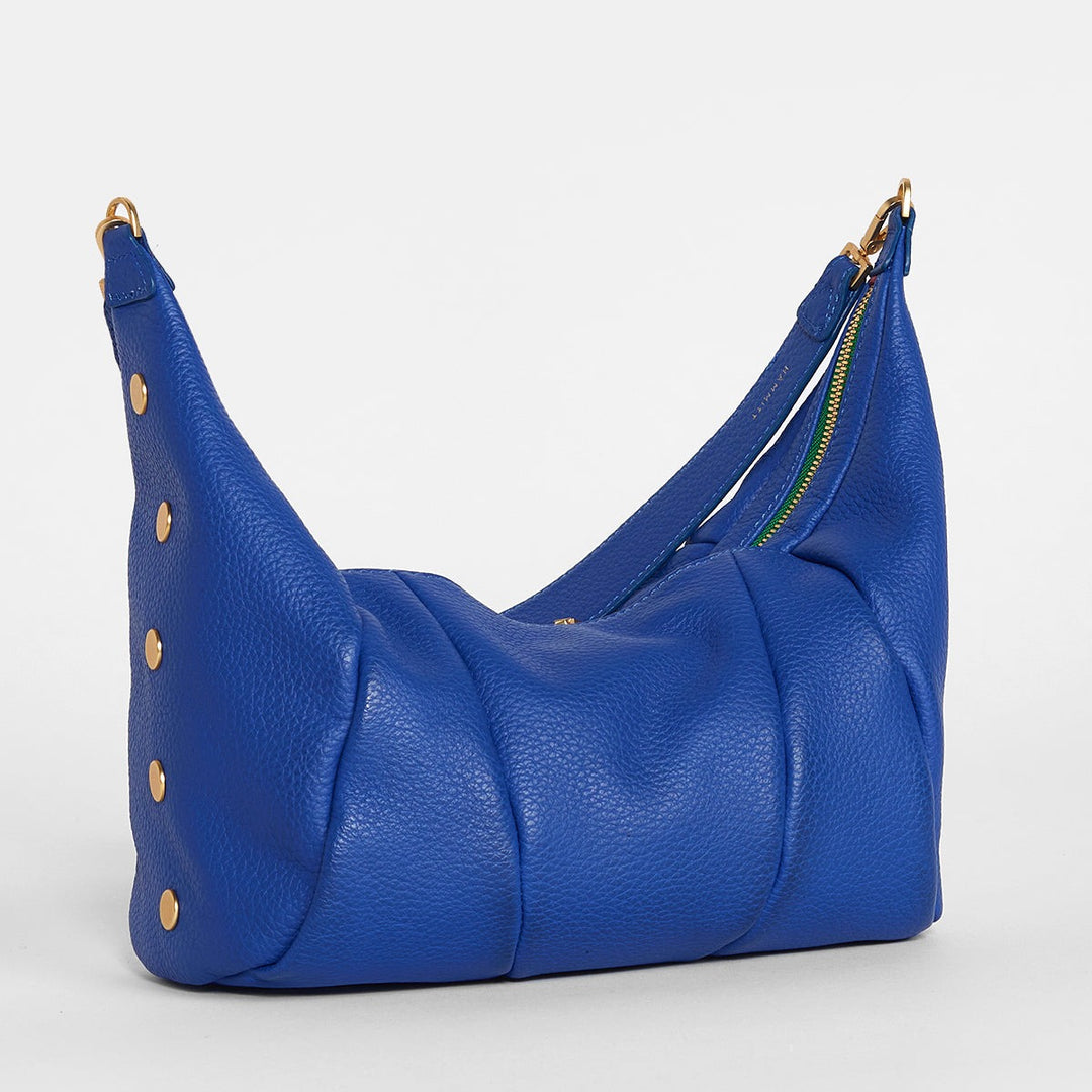 Avenue Blue And Brushed Gold Morgan Crossbody Handbag