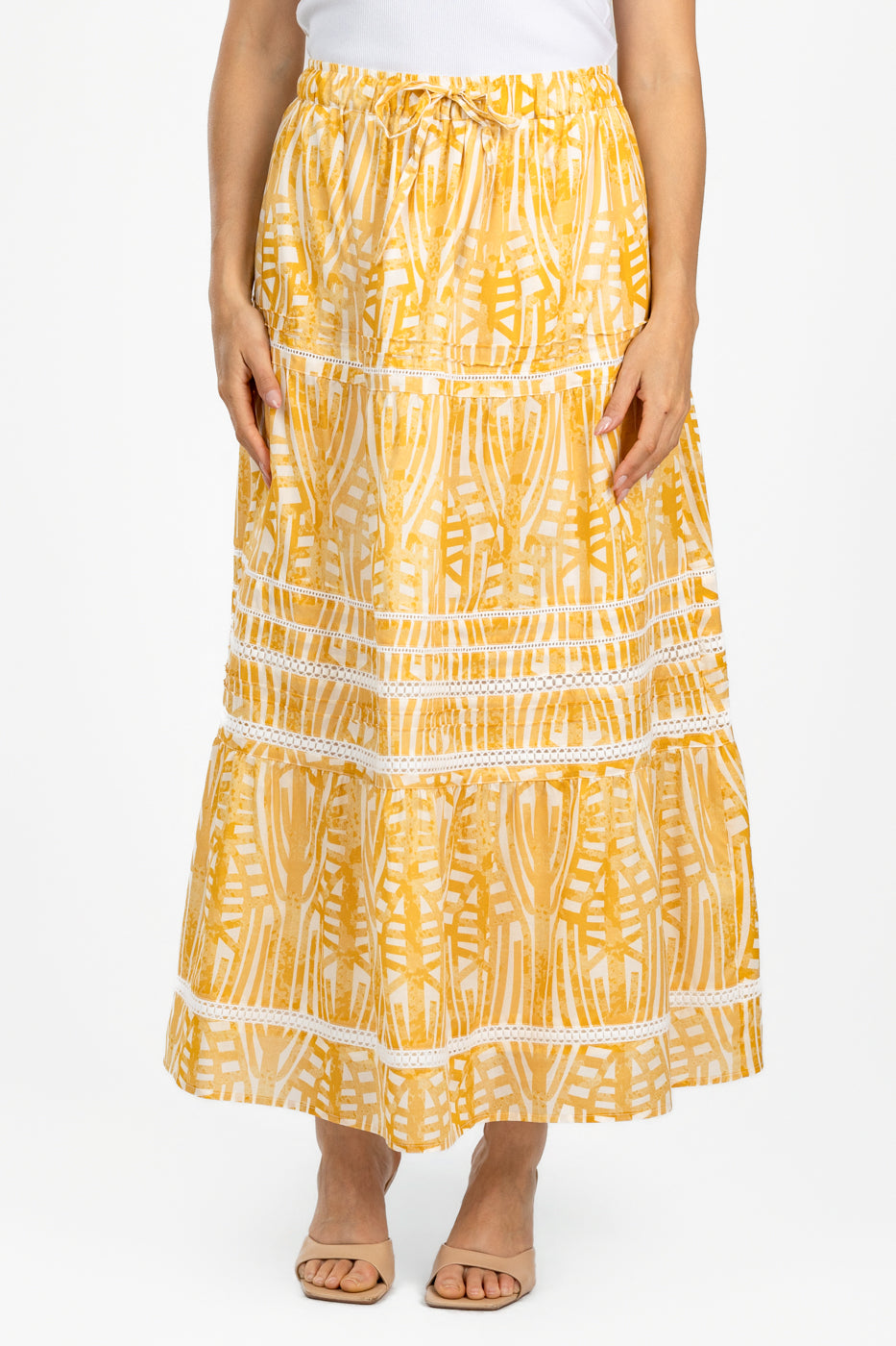 Aztec Yellow Noe Skirt