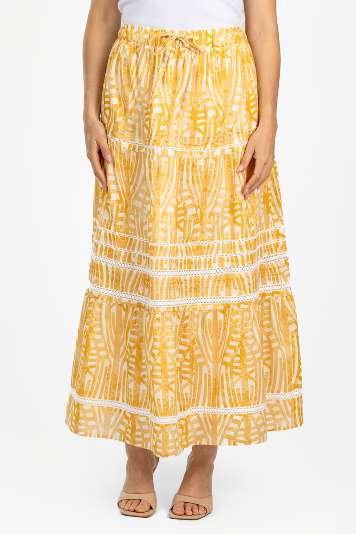 Aztec Yellow Noe Skirt