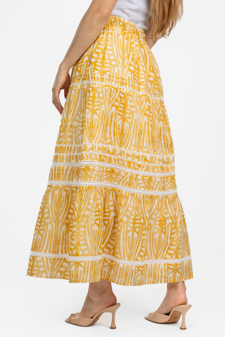 Aztec Yellow Noe Skirt