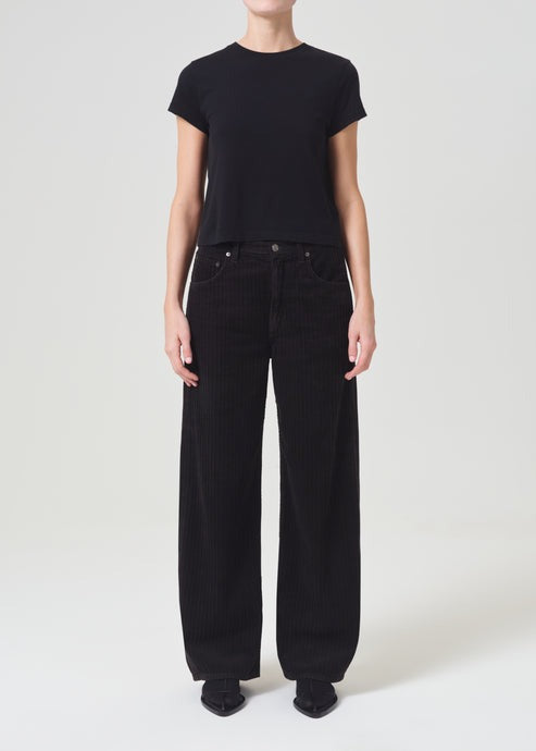 Bat Wing Low Curve Corduroy Pant