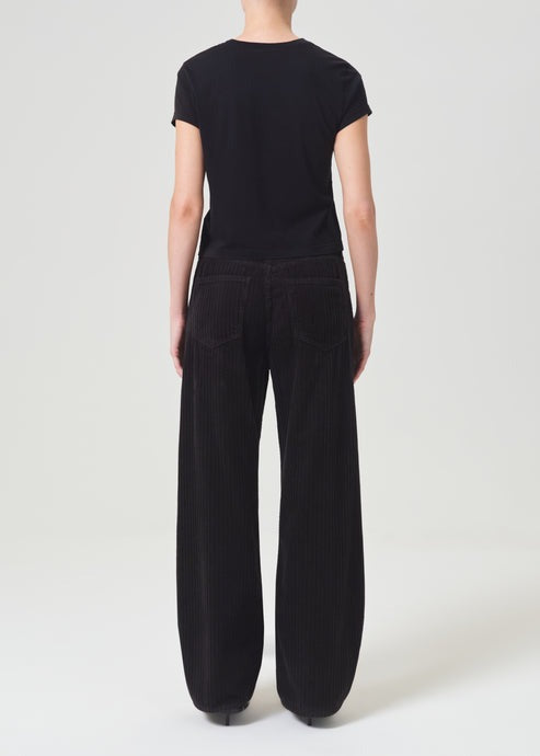 Bat Wing Low Curve Corduroy Pant