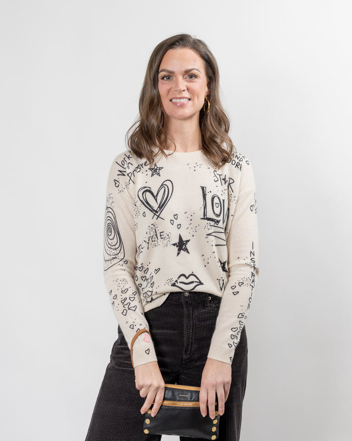 Beige Cashmere The Messenger Sweater