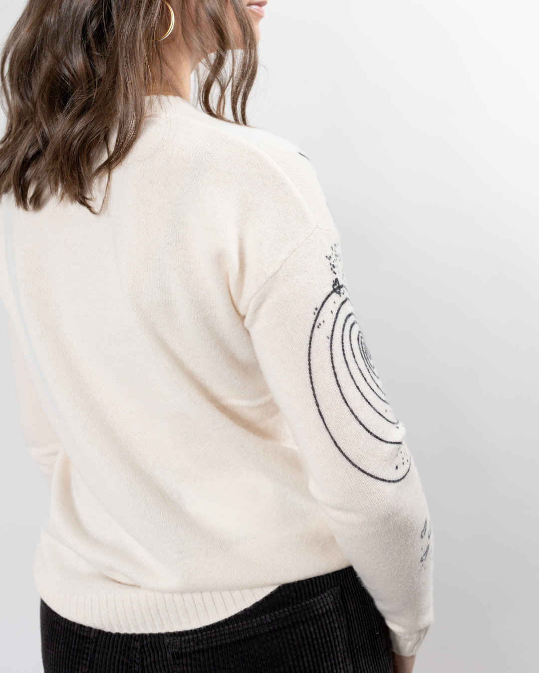 Beige Cashmere The Messenger Sweater