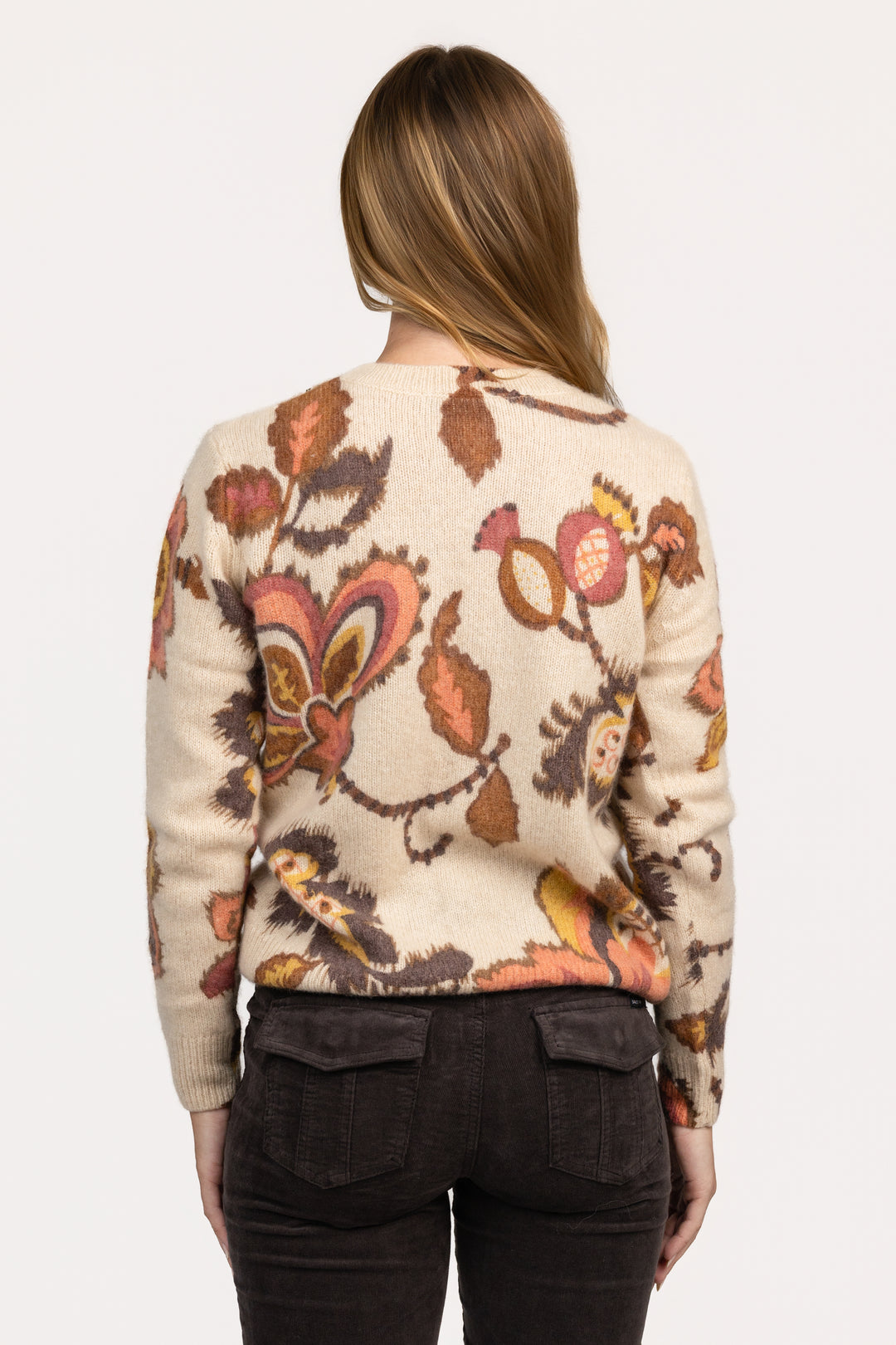Beige Multi Sweater