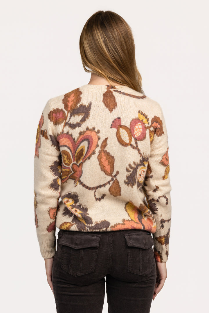Beige Multi Sweater