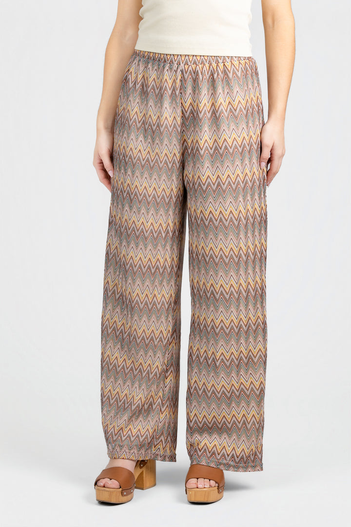 Beige Knitted Pant