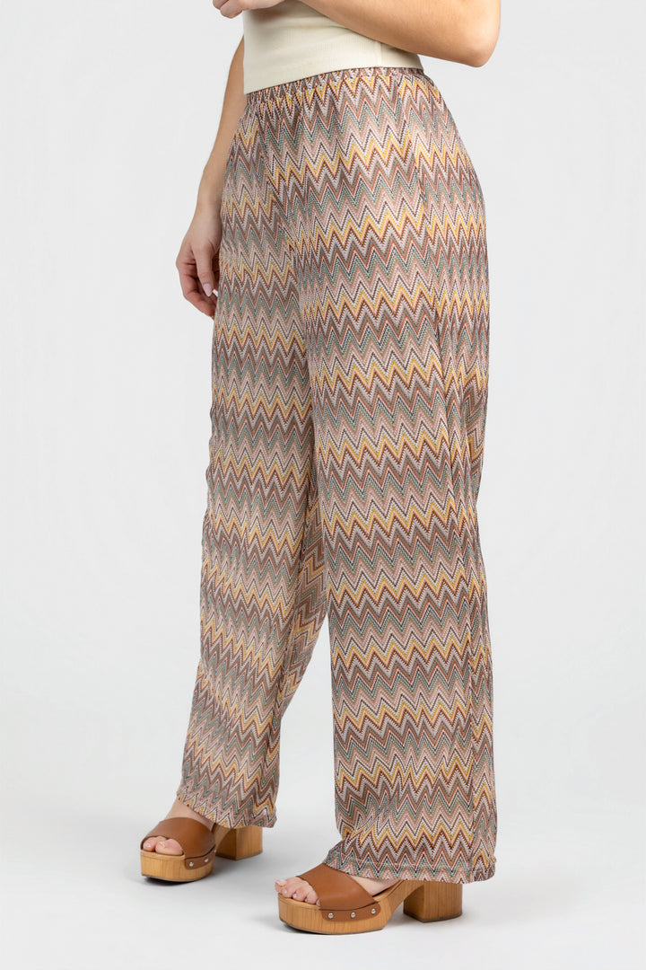Beige Knitted Pant
