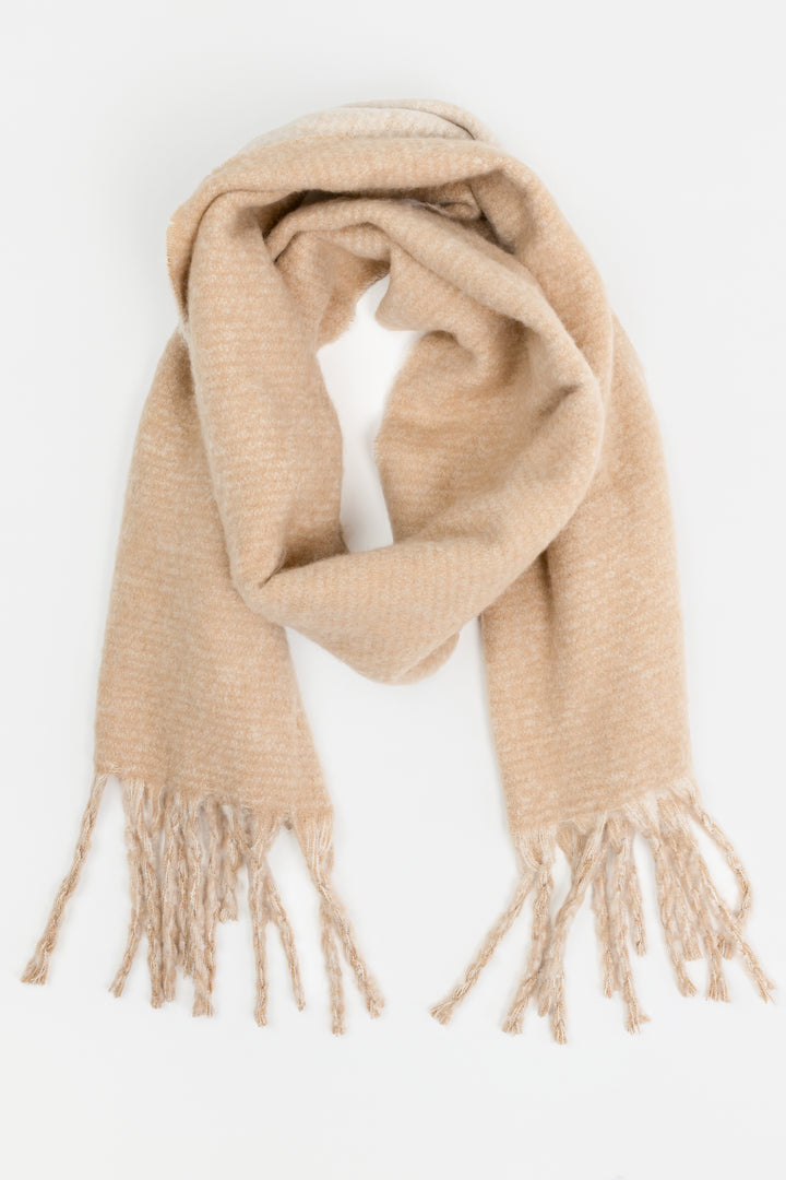 Beige Knitted Scarf