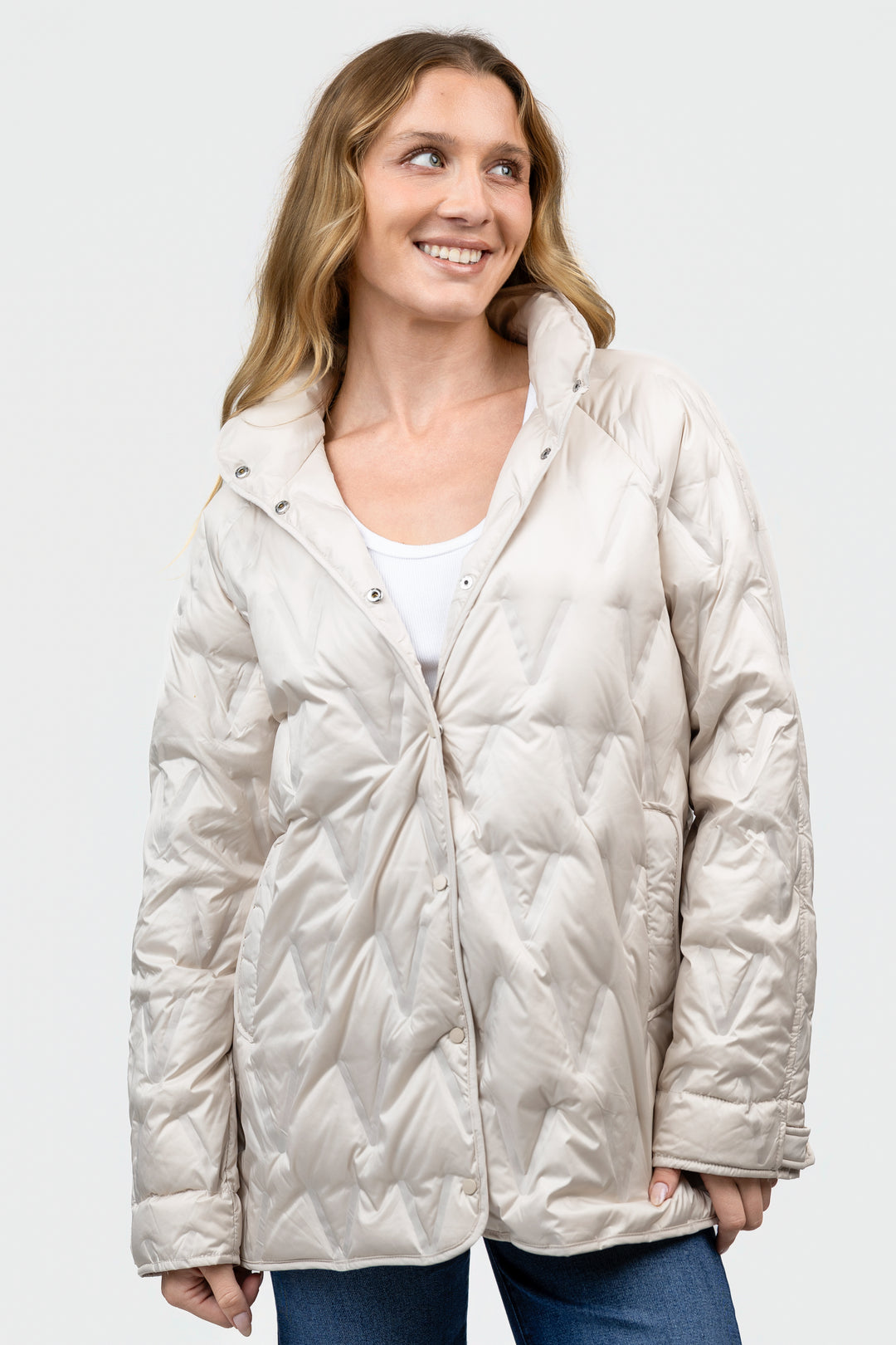 Birch Quilted Coat