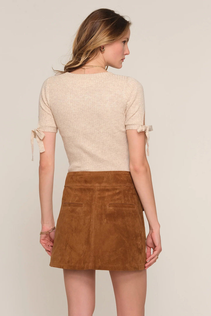 Bittersweet Jina Suede Skirt