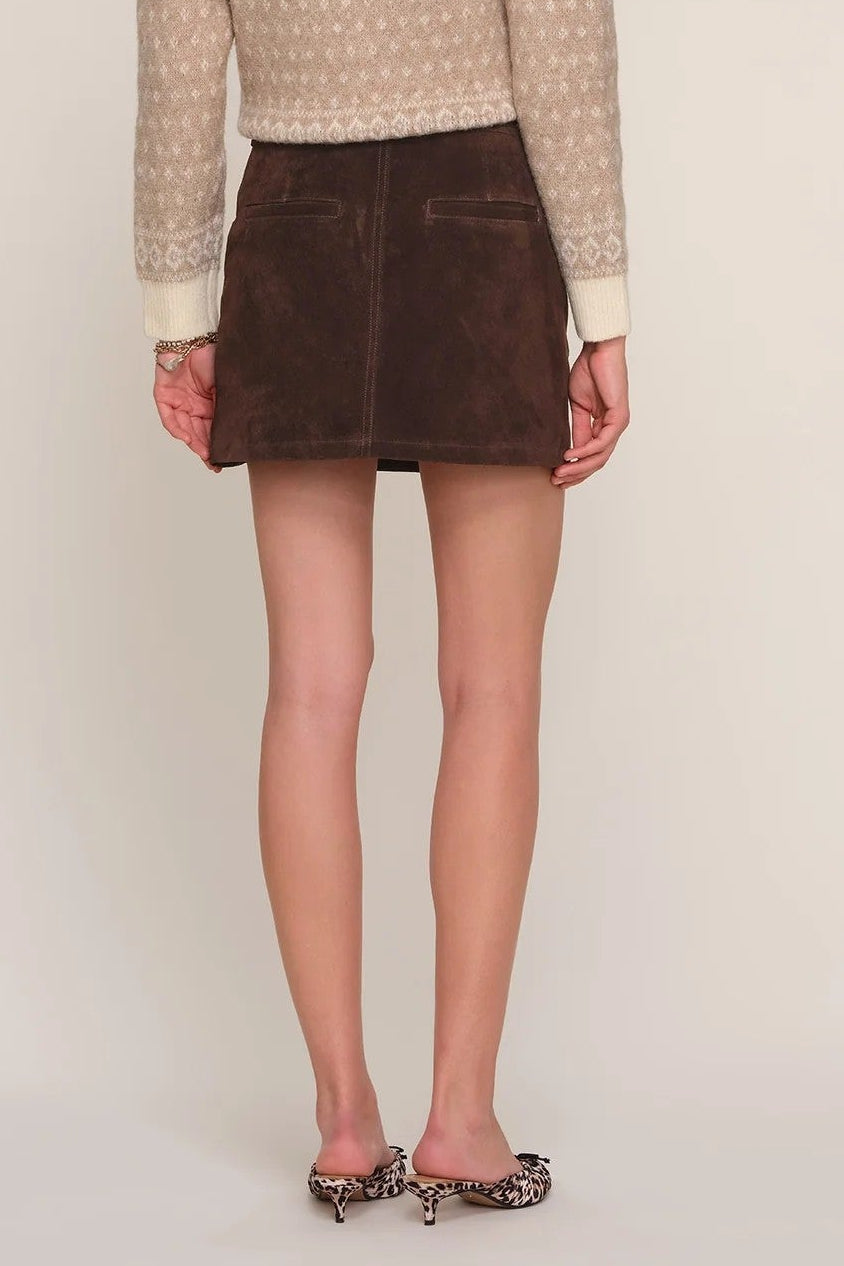 Bittersweet Jina Suede Skirt