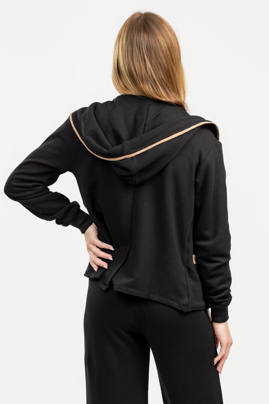 Black Cardi Hoodie
