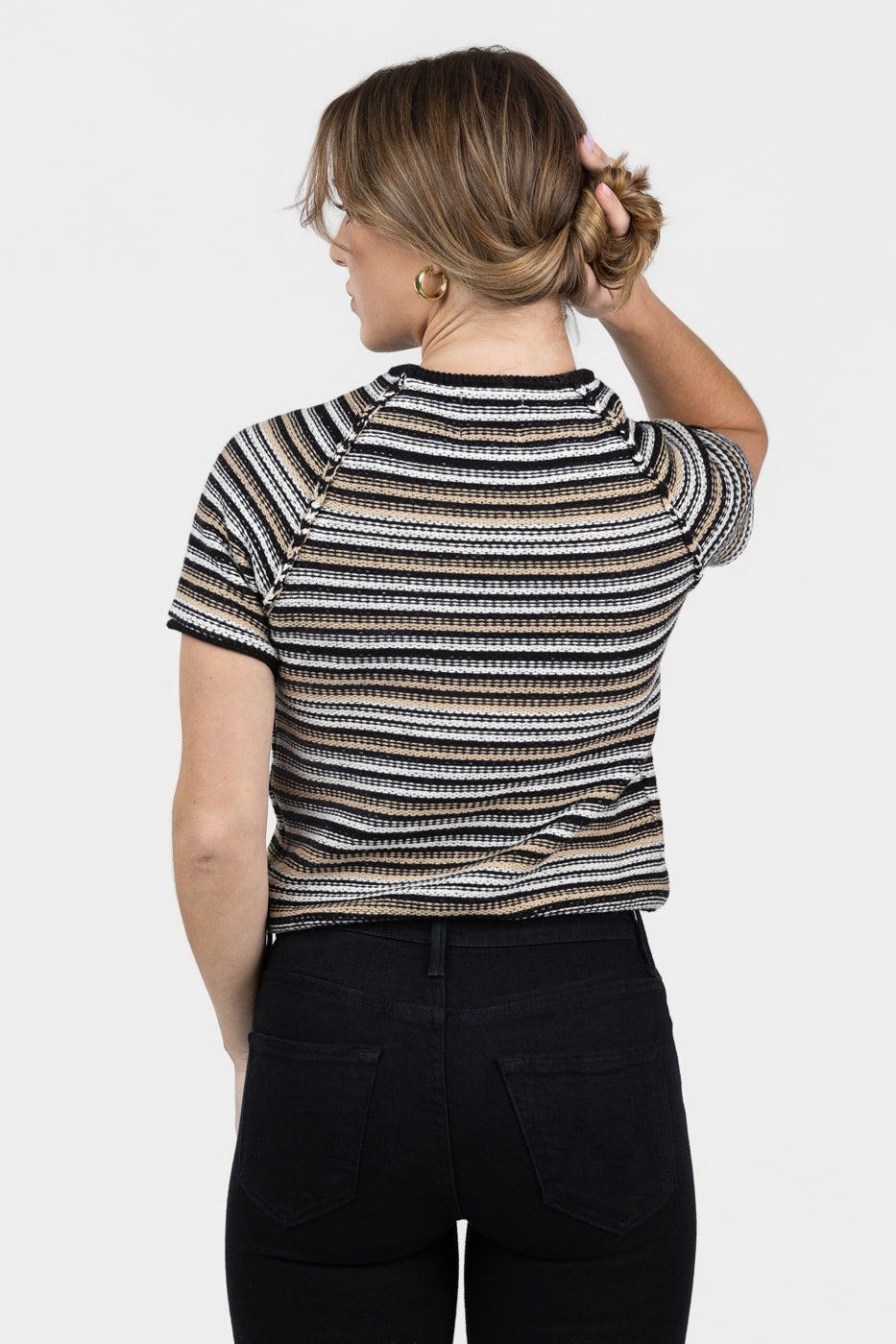 Black Combo Maloney Sweater Tee