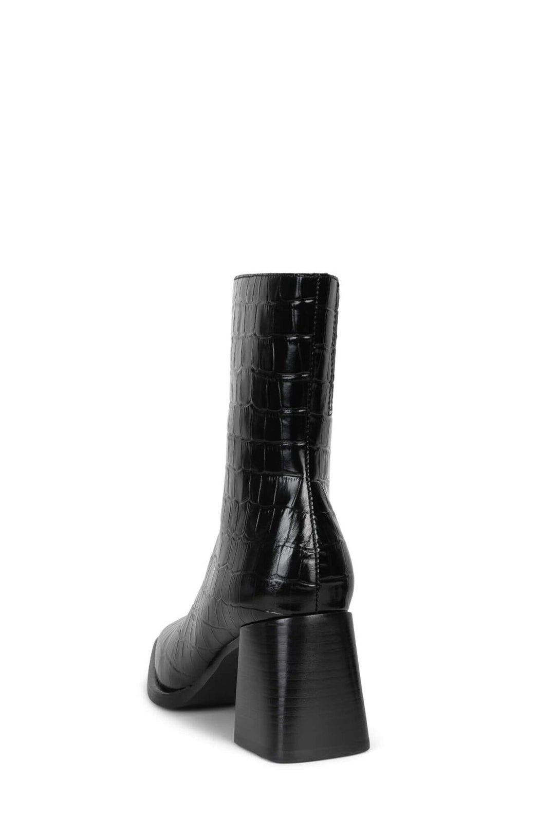 Black Croco Patent Sherpal 2 Ankle Boot