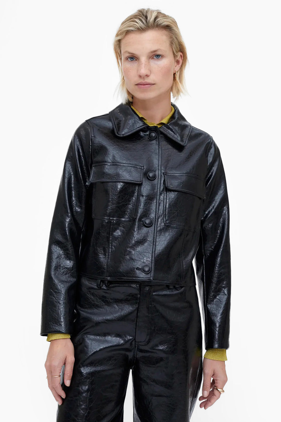 Black Cropped Jacket