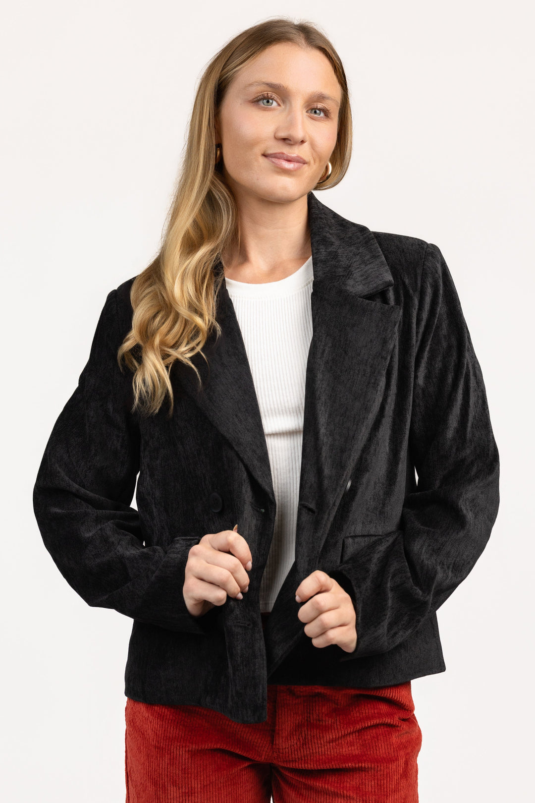 Black Double Breasted Jacket