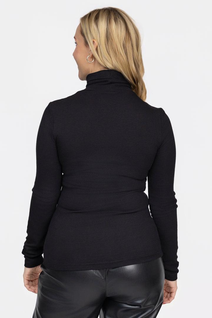 Black Essential Turtleneck