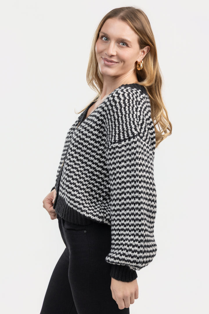 Black Evan Cardigan