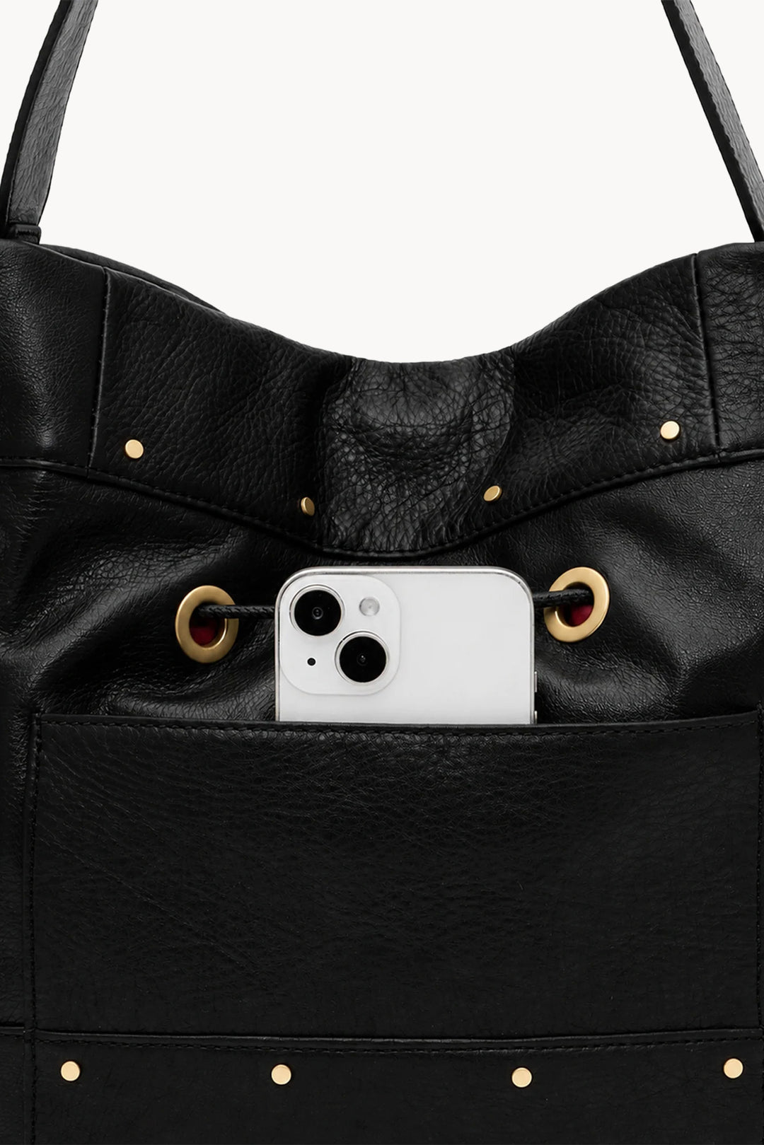 Black Gold Giana Large Handbag