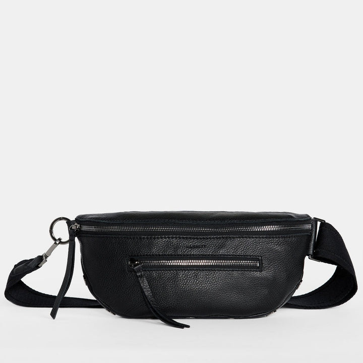 Black Gunmetal Med Charles Crossbody Bag