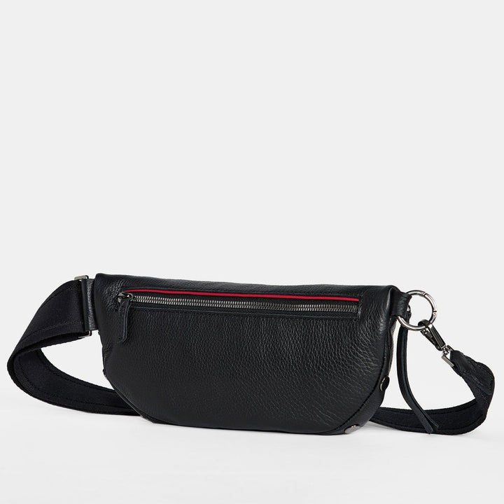 Black Gunmetal Med Charles Crossbody Bag