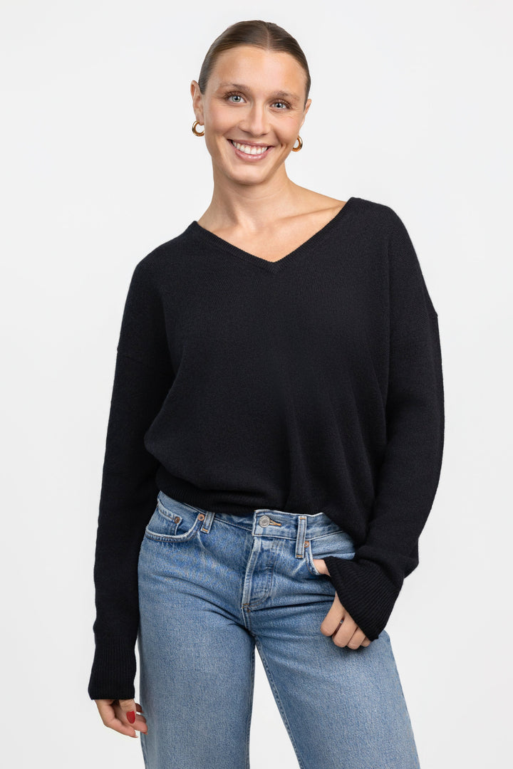 Black Hunter Boyfriend Sweater