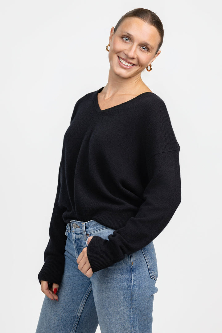 Black Hunter Boyfriend Sweater