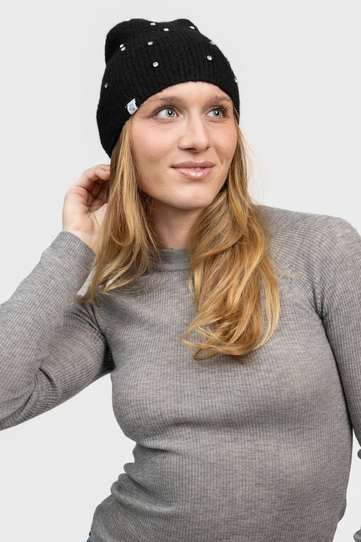 Black Knitted Hat